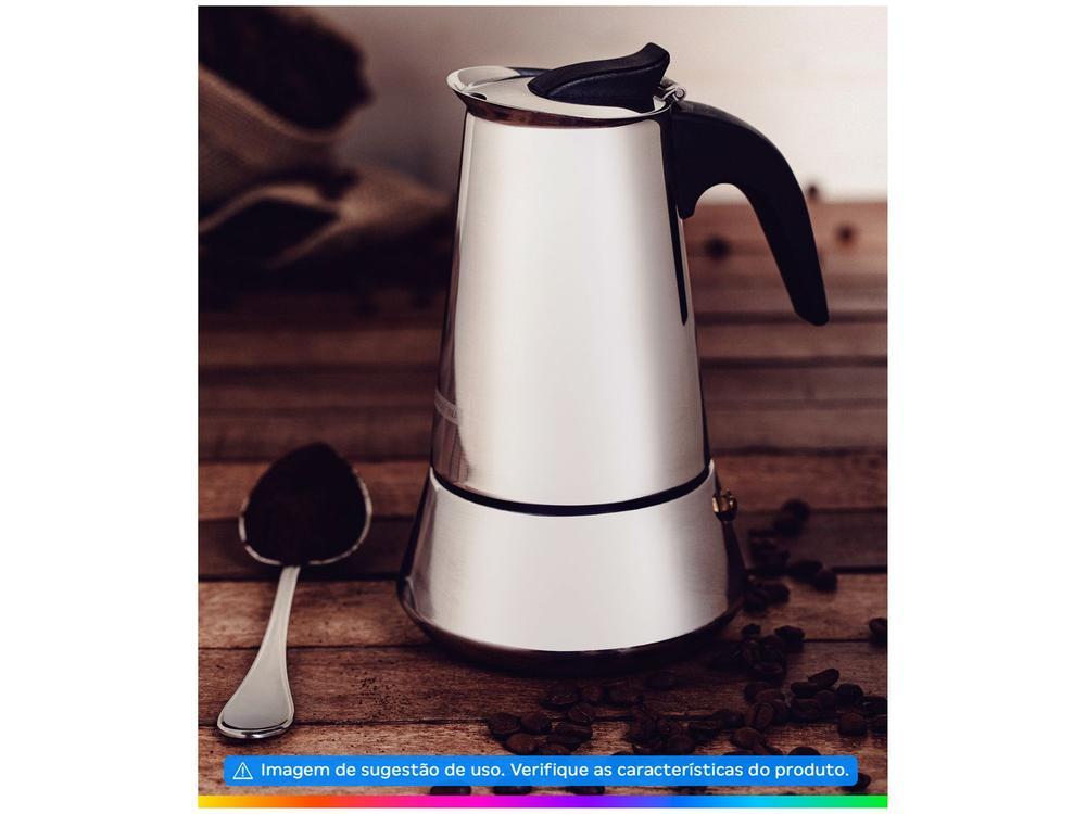 Cafeteira Italiana Inox Tramontina para Espresso 61768100 6 Xícaras - 4