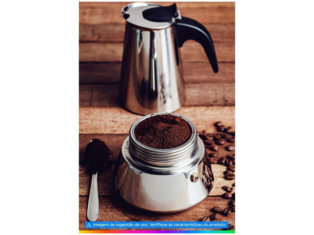 Cafeteira Italiana Inox Tramontina para Espresso 61768100 6 Xícaras - 5