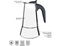 Cafeteira Italiana Inox Tramontina para Espresso 61768100 6 Xícaras - 3