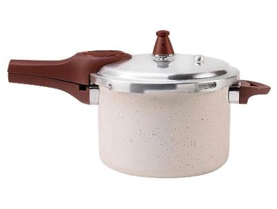 Panela de Pressão Brinox 4,2L Vanilla Ceramic Life Pressure