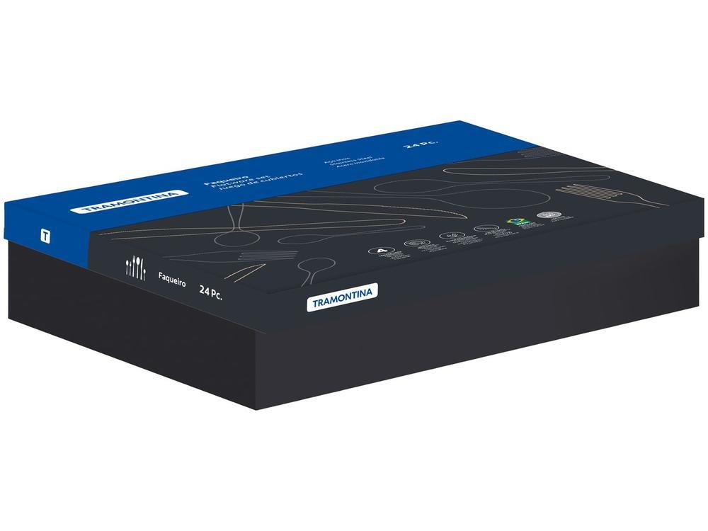 Faqueiro Tramontina Inox 24 Peças para Churrasco Berlin Brilho - 4