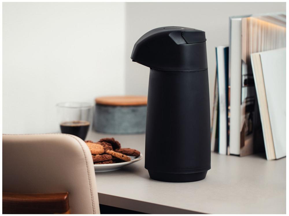 Garrafa Térmica de Plástico 1L Tramontina Exata Preta - 2