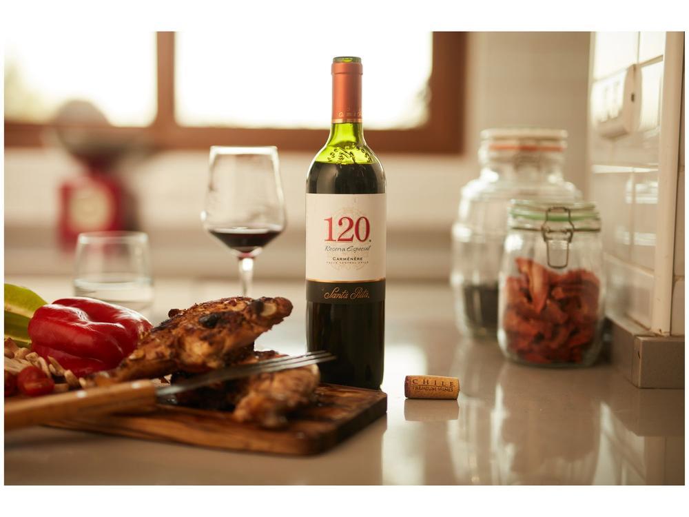 Vinho Tinto Seco Santa Rita 120 Reserva Especial Chile 750ml - 4