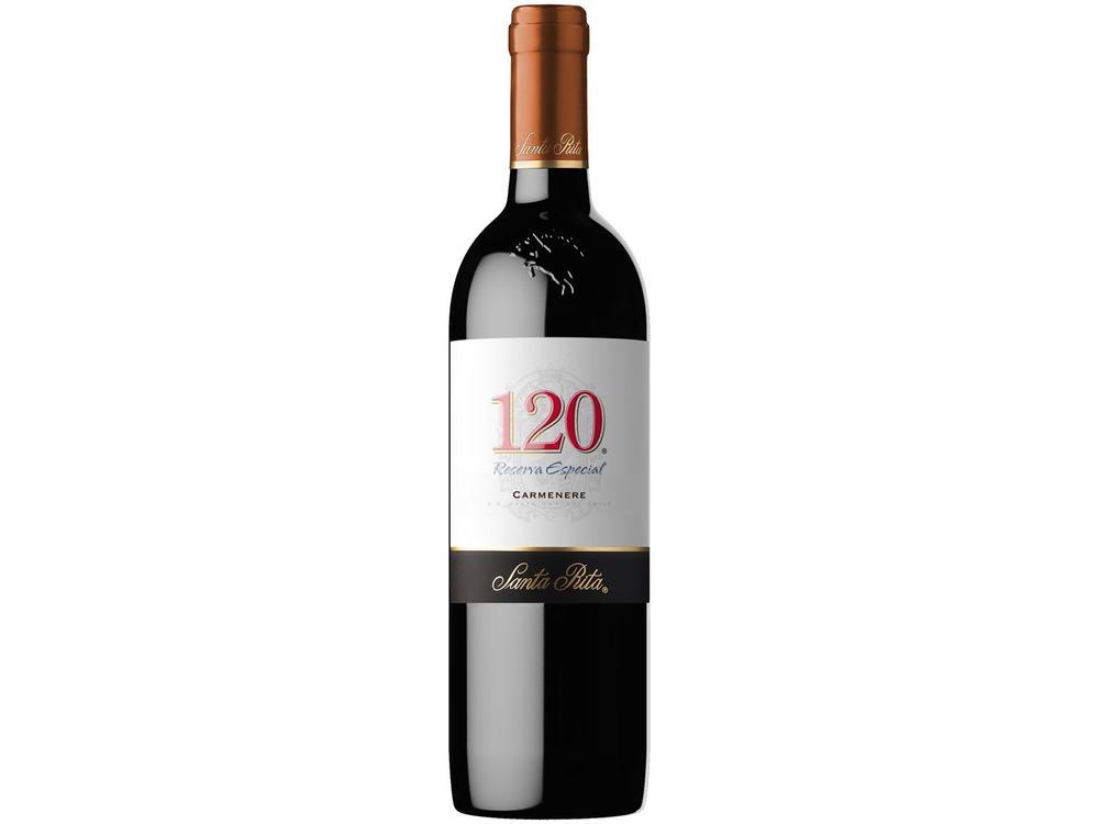 Vinho Tinto Seco Santa Rita 120 Reserva Especial Chile 750ml - 1