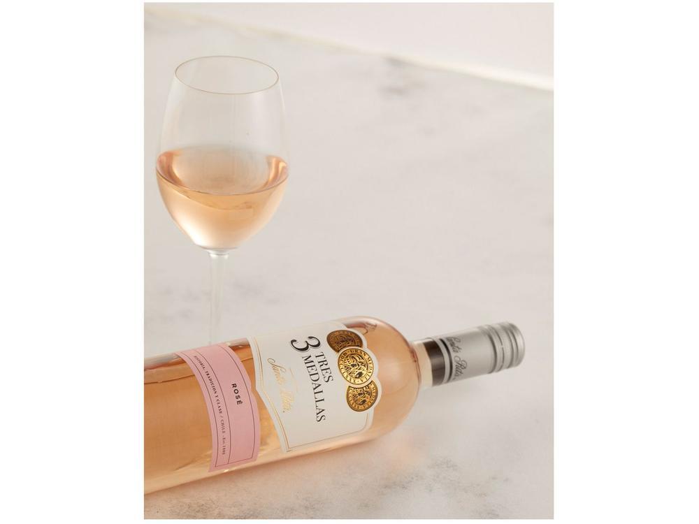 Vinho Rose Seco Santa Rita Tres Medallas Chile 750ml - 3