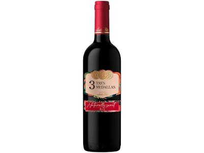 Vinho Tinto Doce Santa Rita Tres Medallas Sweet Chile 750ml