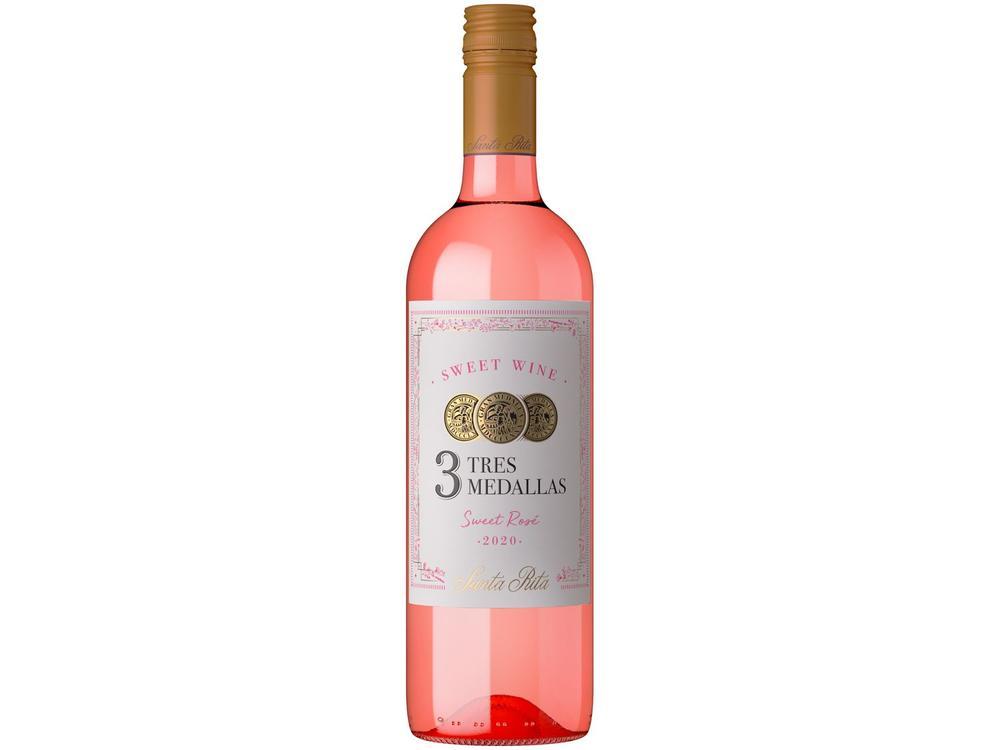 Vinho Rose Doce Santa Rita Tres Medallas Chile 750ml - 1