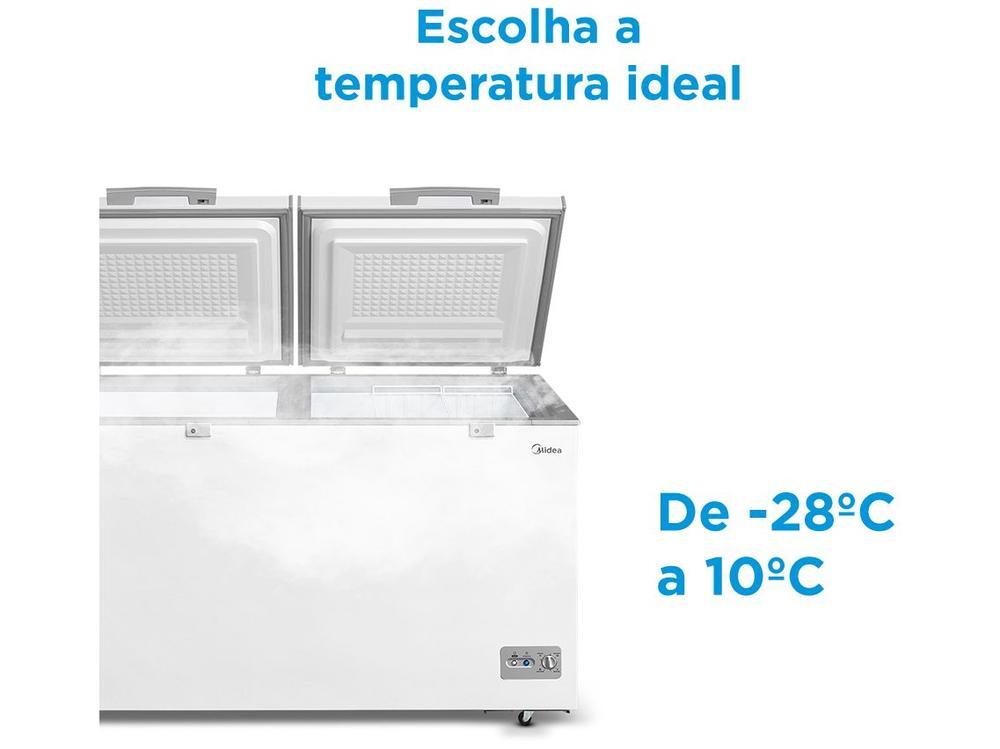 Freezer Horizontal Midea 2 Portas 362L MDRC522FZD012 - 5