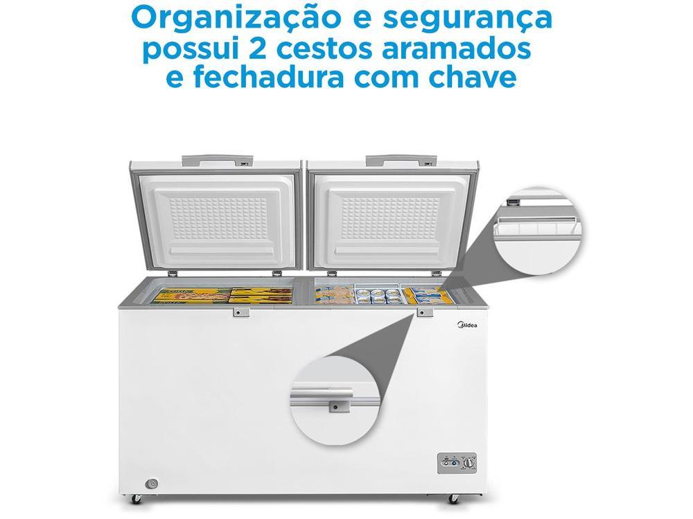 Freezer Horizontal Midea 2 Portas 362L MDRC522FZD011 - 3