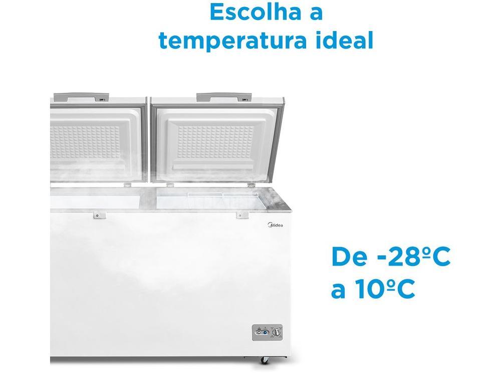 Freezer Horizontal Midea 2 Portas 362L MDRC522FZD011 - 5
