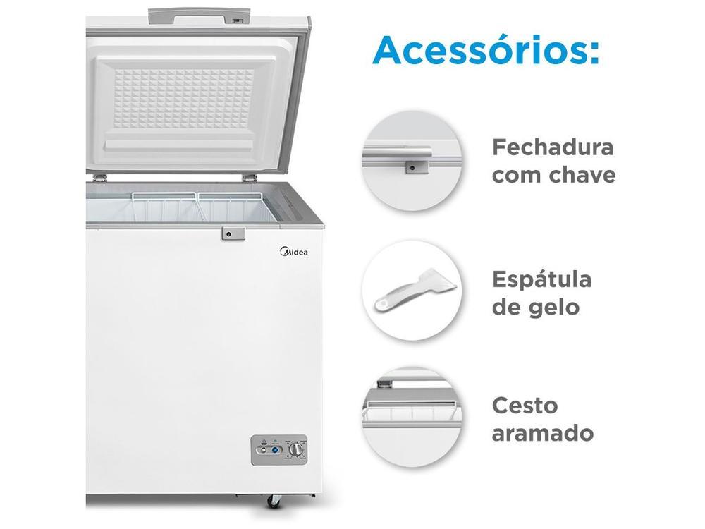 Freezer Horizontal Midea 2 Portas 362L MDRC522FZD011 - 7