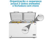 Freezer Horizontal Midea 2 Portas 362L MDRC522FZD011 - 3
