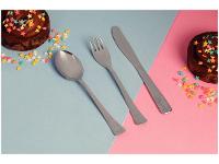 Kit Talher Infantil Tramontina Animais Baby Friends Inox 5 Peças