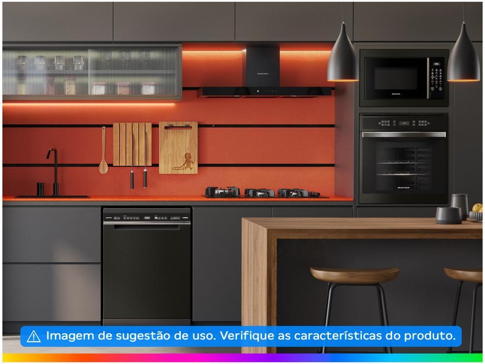 Forno Elétrico de Embutir Brastemp de Convecção e Grill 84L Black Inox Eclipse Collection BOT84AP - 2