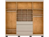 Guarda-roupa Casal 6 Portas 4 Gavetas Araplac Lisboa - 17