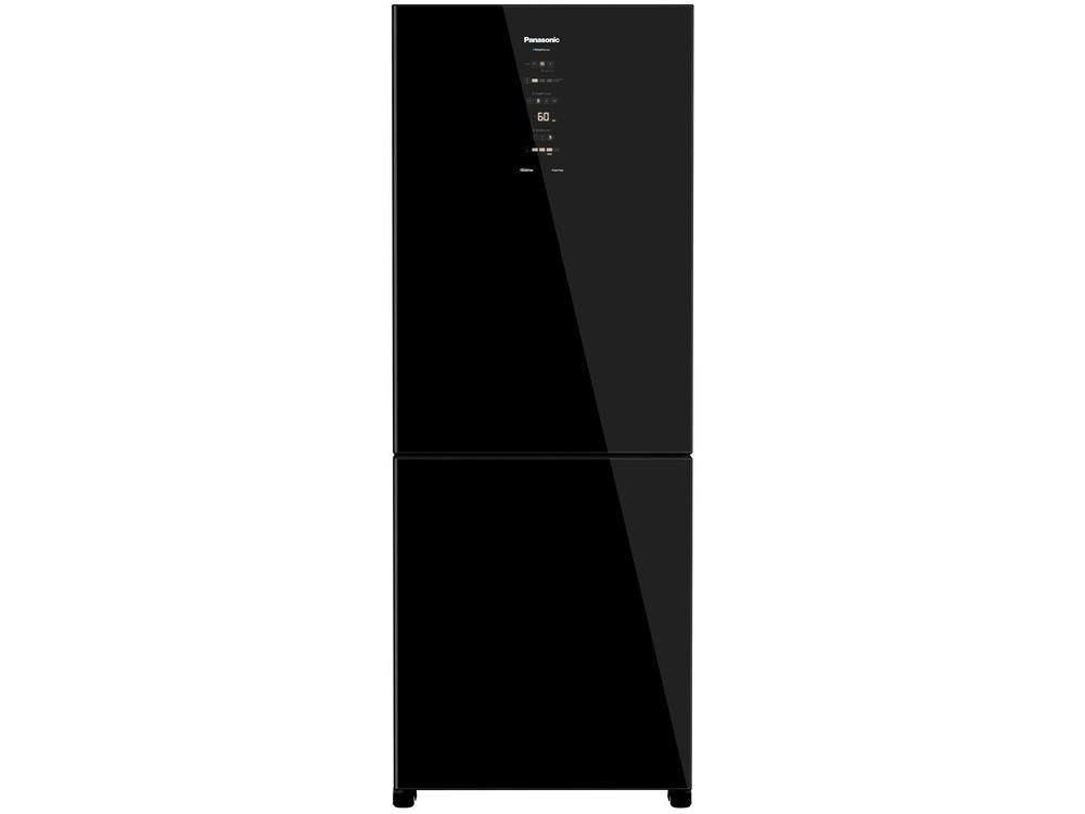 Geladeira/Refrigerador Panasonic Frost Free Duplex Inverse Black Glass 450L BB65 - 1