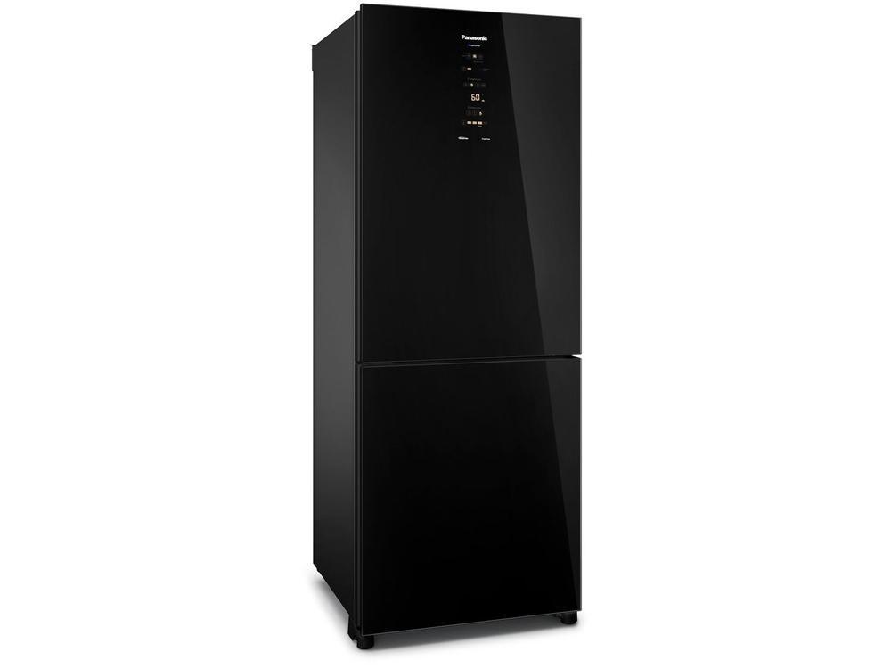 Geladeira/Refrigerador Panasonic Frost Free Duplex Inverse Black Glass 450L BB65 - 4