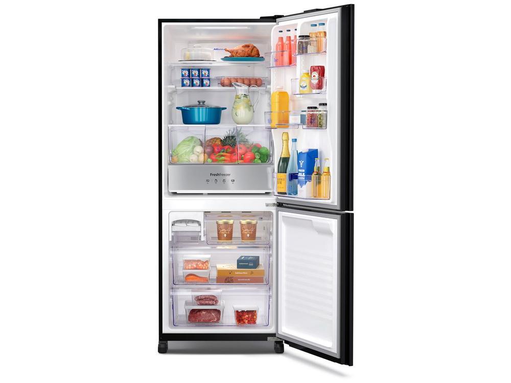 Geladeira/Refrigerador Panasonic Frost Free Duplex Inverse Black Glass 450L BB65 - 5