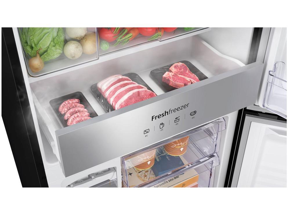 Geladeira/Refrigerador Panasonic Frost Free Duplex Inverse Black Glass 450L BB65 - 9