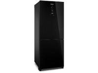 Geladeira/Refrigerador Panasonic Frost Free Duplex Inverse Black Glass 450L BB65