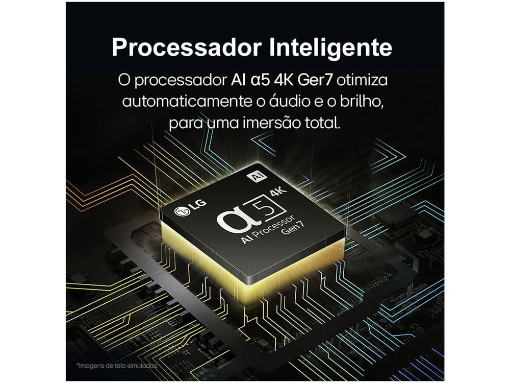 Smart TV 86" 4K LG Ultra HD 86UT8050 com Processador a5 Ger7 AI, Alexa/Chromecast integrado, Otimizador de Jogos, webOS 24 e Controle Smart Magic - 12