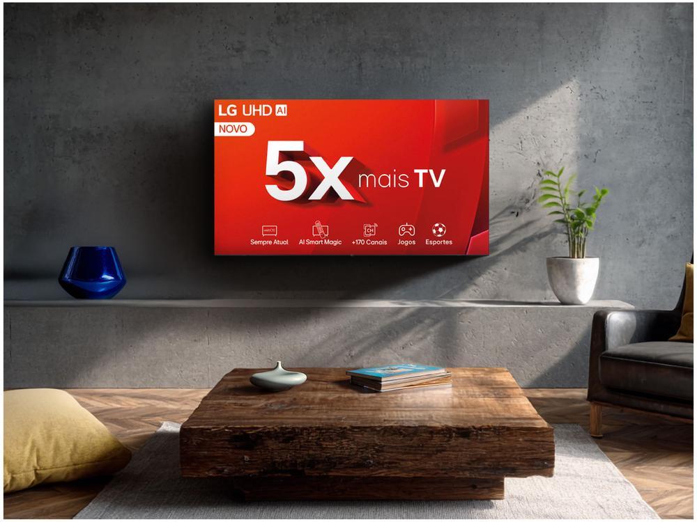 Smart TV 86" 4K LG Ultra HD 86UT8050 com Processador a5 Ger7 AI, Alexa/Chromecast integrado, Otimizador de Jogos, webOS 24 e Controle Smart Magic - 3