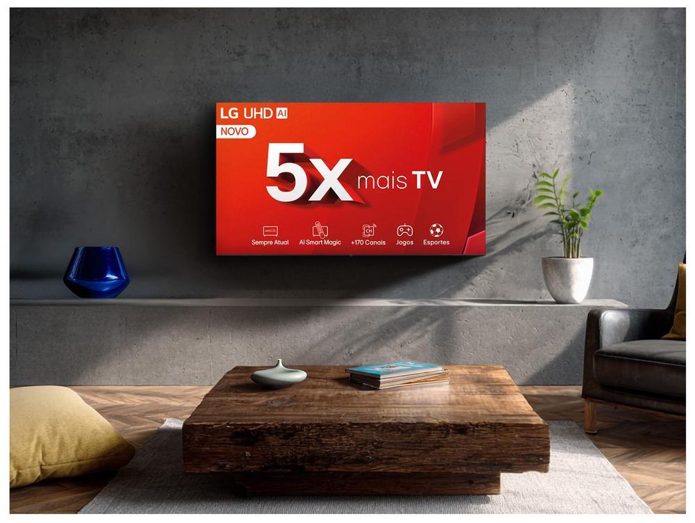 Smart TV 86" 4K LG Ultra HD 86UT8050 com Processador a5 Ger7 AI, Alexa/Chromecast integrado, Otimizador de Jogos, webOS 24 e Controle Smart Magic - 3