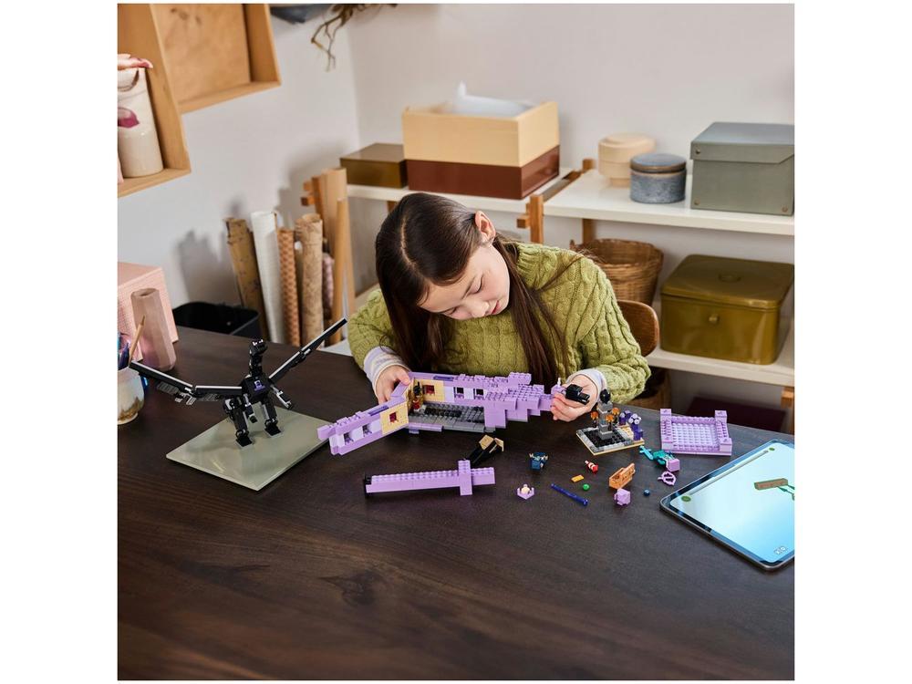 LEGO Minecraft O Dragão Ender e Navio do End - 2