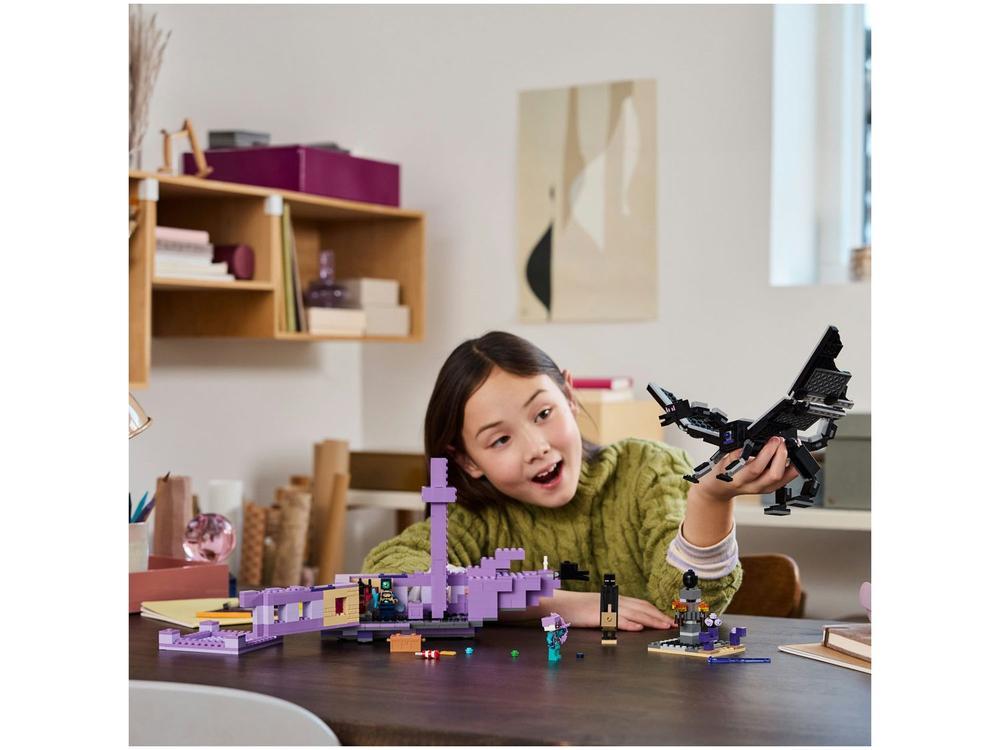 LEGO Minecraft O Dragão Ender e Navio do End - 3