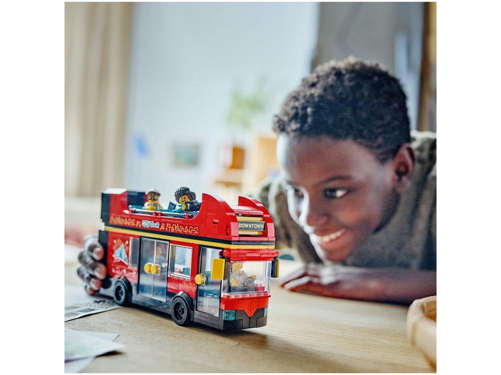 LEGO City Ônibus Panorâmico Vermelho - 3