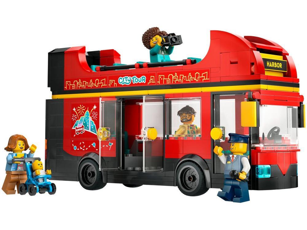 LEGO City Ônibus Panorâmico Vermelho - 7