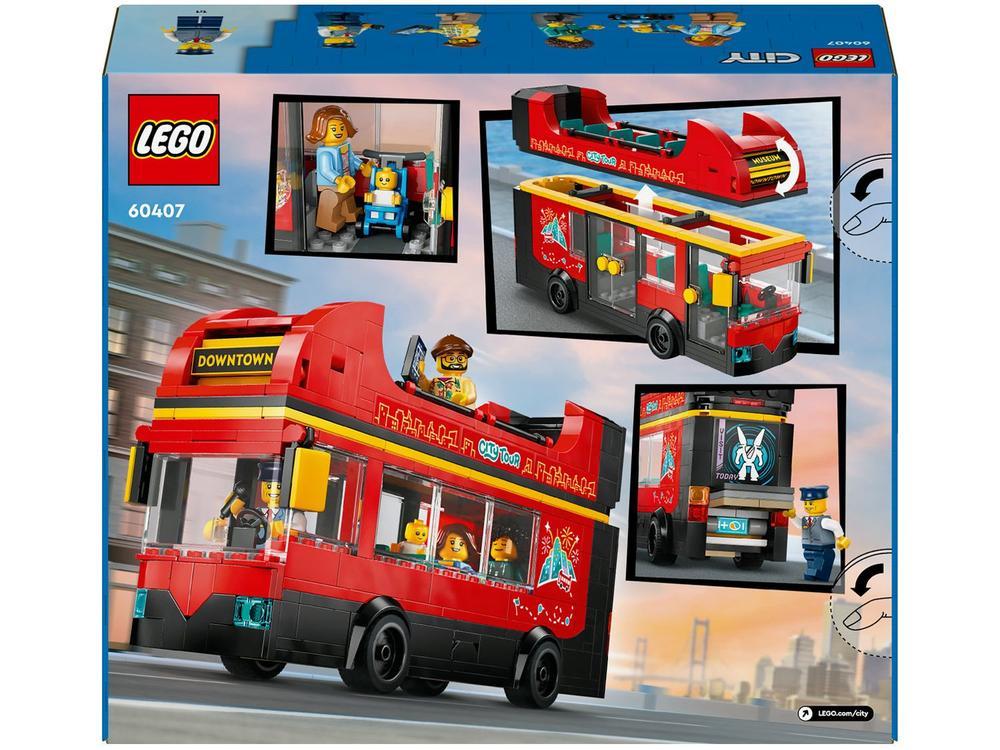 LEGO City Ônibus Panorâmico Vermelho - 9