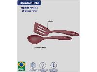 Jogo de Panelas Tramontina Antiaderente de Alumínio Vermelho 10 Peças Paris