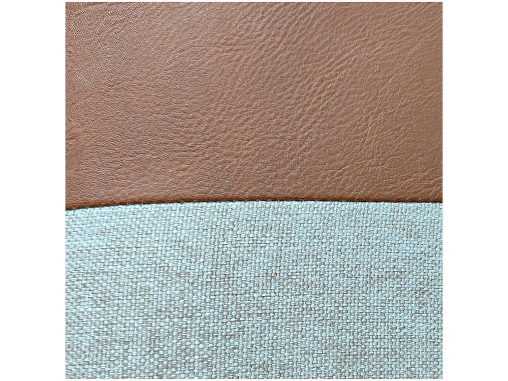 Mesa de Jantar 6 Cadeiras Retangular Tampo de MDF com Vidro Mel e Off White Viena - 8