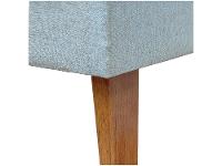 Mesa de Jantar 6 Cadeiras Retangular Tampo de MDF com Vidro Mel e Off White Viena - 9