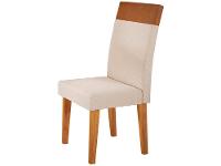 Mesa de Jantar 4 Cadeiras Retangular Tampo de MDF com Vidro Mel e Off White Viena - 6