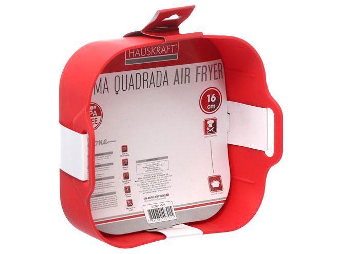 Forma para Air Fryer de Silicone Quadrada Antiaderente com Alças Hauskraft - 2