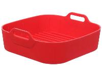 Forma para Air Fryer de Silicone Quadrada Antiaderente com Alças Hauskraft - 1