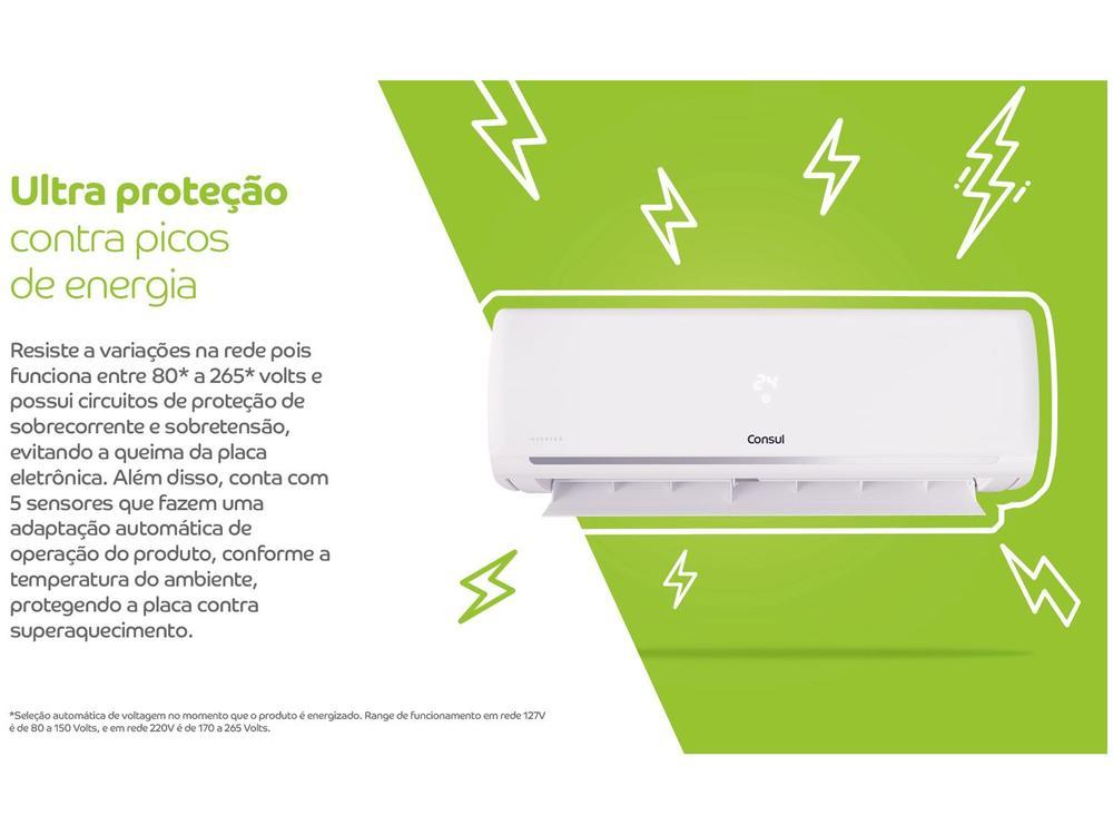 Ar-condicionado Split 12000 BTUs Consul Inverter Frio CBL12EB - 8