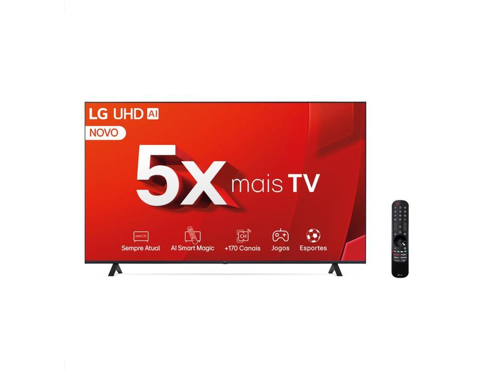 Smart TV 70" 4K LG Ultra HD 70UT8050 com Processador a5 Ger7 AI, Alexa/Chromecast integrado, Otimizador de Jogos, webOS 24 e Controle Smart Magic - 12