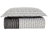 Colcha Solteiro Karsten 100% Algodão Mendi Branco e Preto 2 Peças - 1