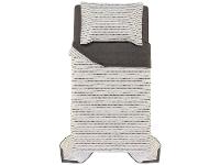 Colcha Solteiro Karsten 100% Algodão Mendi Branco e Preto 2 Peças - 3