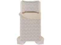 Colcha Solteiro Karsten 100% Algodão Justine Branco e Verde 2 Peças - 4