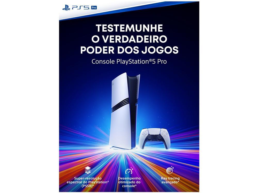 PlayStation 5 Pro 2024 2TB 1 Controle Branco Sony - 10