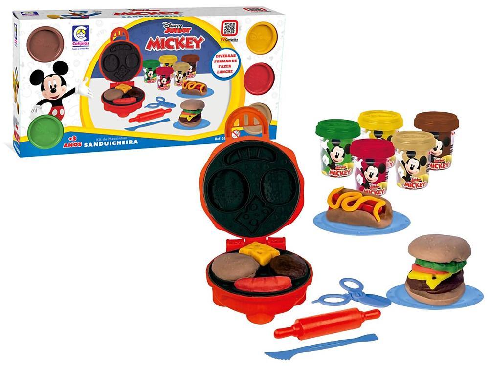 Kit Massinha Mickey Sanduicheira Cotiplas  - 1