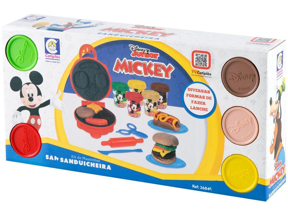 Kit Massinha Mickey Sanduicheira Cotiplas  - 7