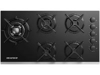 Cooktop 5 Bocas a Gás GLP Brastemp Quadrichama Black Inox Eclipse Collection BDD86AP - 1