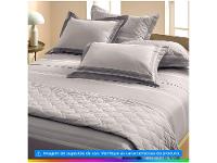 Colcha Solteiro Karsten 100% Algodão Gael Azul e Cinza 2 Peças - 2