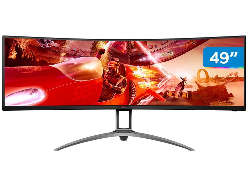 Monitor Gamer Curvo AOC Agon AG493QCX/FG 49" DFHD 144Hz 1ms 2 HDMI DisplayPort FreeSync - 1