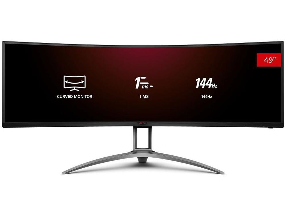 Monitor Gamer Curvo AOC Agon AG493QCX/FG 49" DFHD 144Hz 1ms 2 HDMI DisplayPort FreeSync - 4